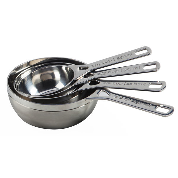 LE CREUSET STAINLESS STEEL MEASURING SPOONS SET OF 4