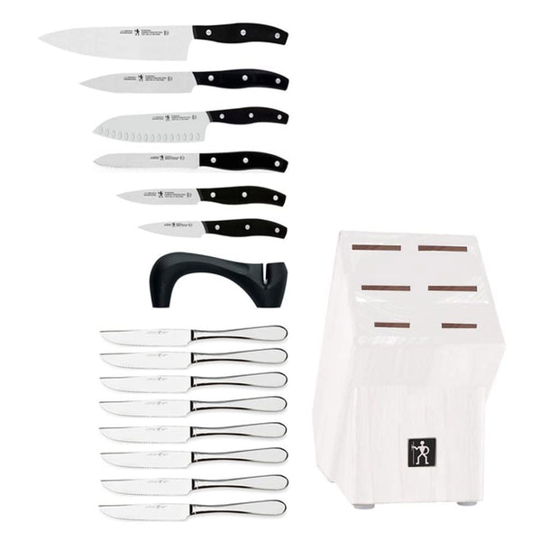 J. A. Henckels International Definition 16-piece Knife Block Set (White)