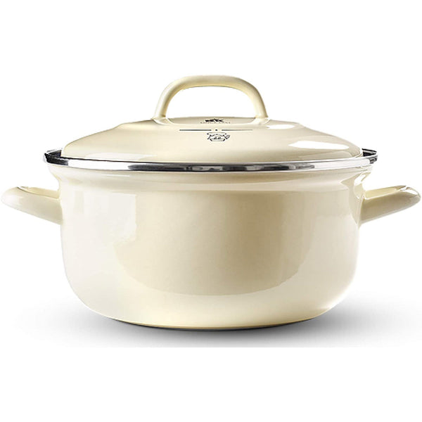 BK Cookware 3.5QT Dutch Oven, Cream