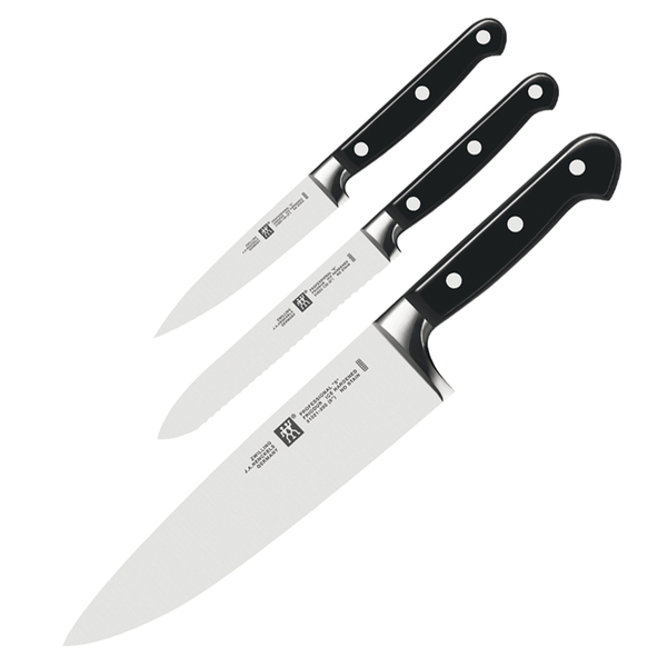 ZWILLING J.A. HENCKELS PROFESSIONAL ''S'' 3-PIECE STARTER KNIFE SET