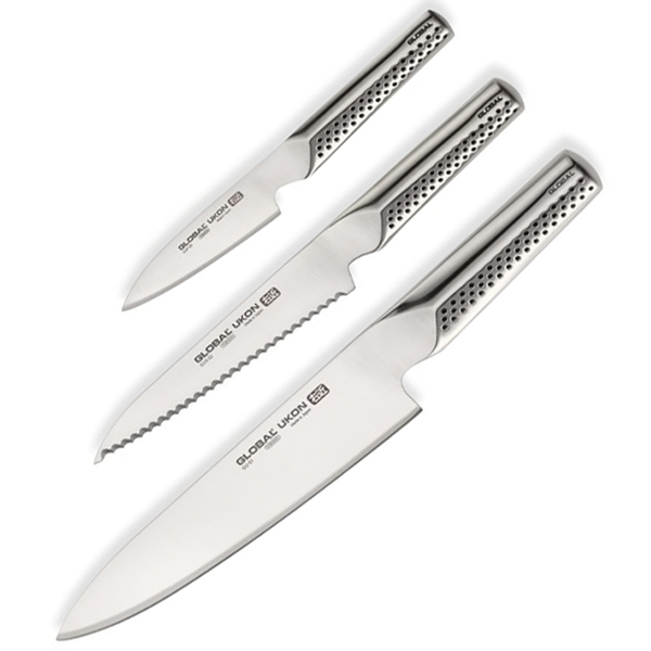 GLOBAL UKON 3-PIECE KNIFE SET
