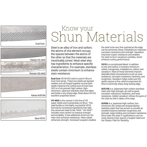 Shun Sora 6 Inch Chef Knife with 16-Degree, Composite Blade Technology NSF Certified, Lightweight and Durable Handcrafted in Japan, VB0723, Metallic