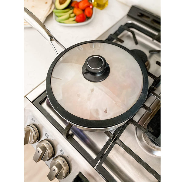 Black Cube 11-Inch, 4.5 Quart Diameter Sauté Pan w/ Lid