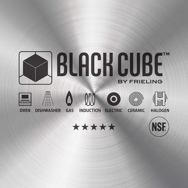 Black Cube Hybrid Quick Release 7 Piece Set, Stainless/Nonstick Cookware