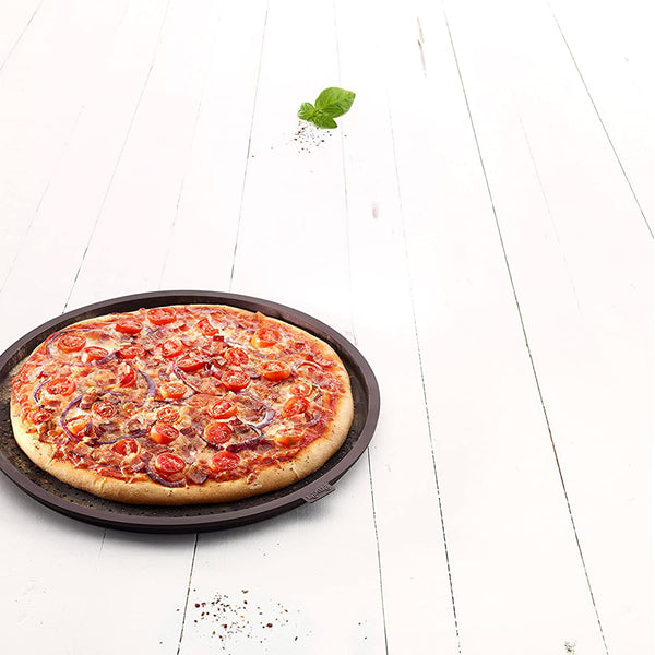 Lekue Perforated Pizza Mat, 14", Brown