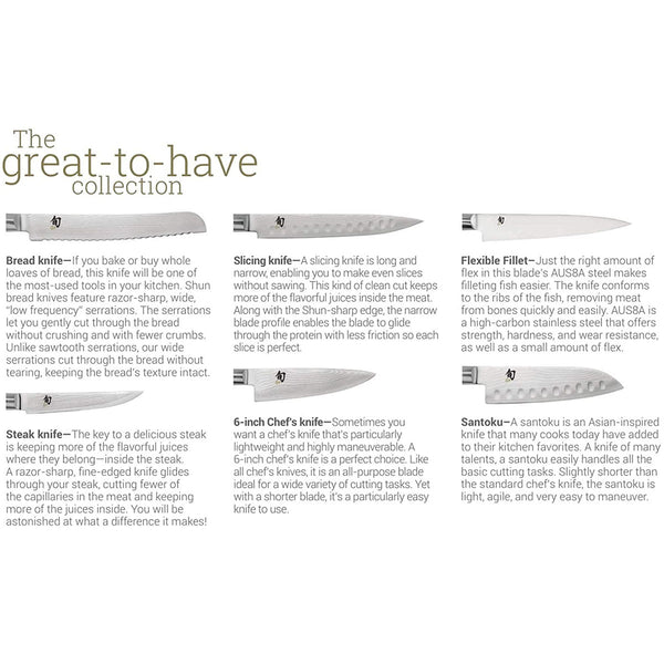 Shun Sora 6 inch Ultimate Utility Knife, Stainless Steel Blade with Serrated Edge, NSF Certified, Handcrafted in Japan, VB0741, Metallic