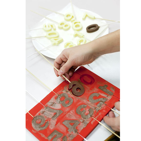 Lekue Birthday Lollipop Mold, Red