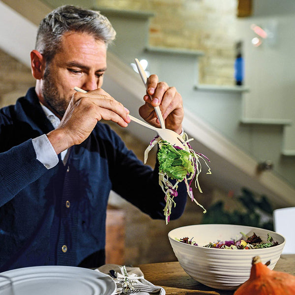 Guzzinchesi SALAD SERVERS TIERRA Clay 0,79x11,02x11,02 inches.