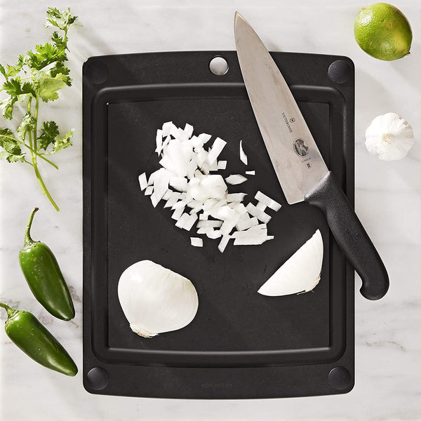 Epicurean All-In-One 14.5" × 11.25" Cutting Board, Slate/Black
