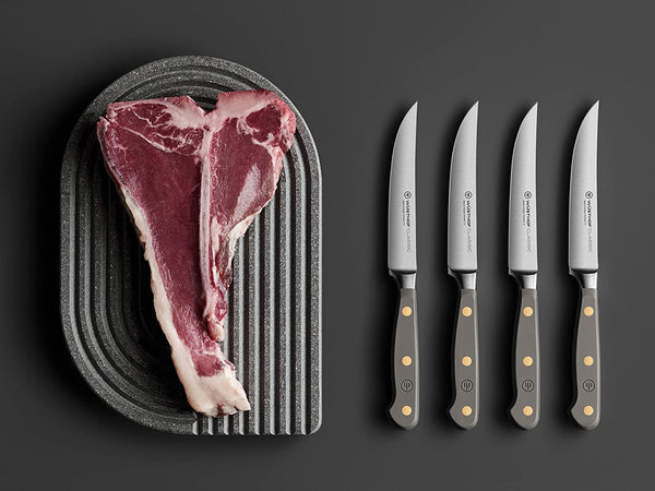 Wusthof Classic 4-Piece Steak Knife Set - Velvet Oyster