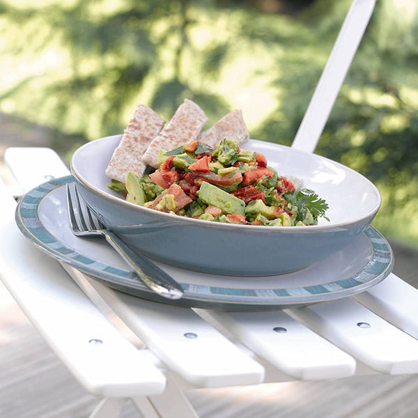 Denby Azure Coast Salad Plates, Set of 4