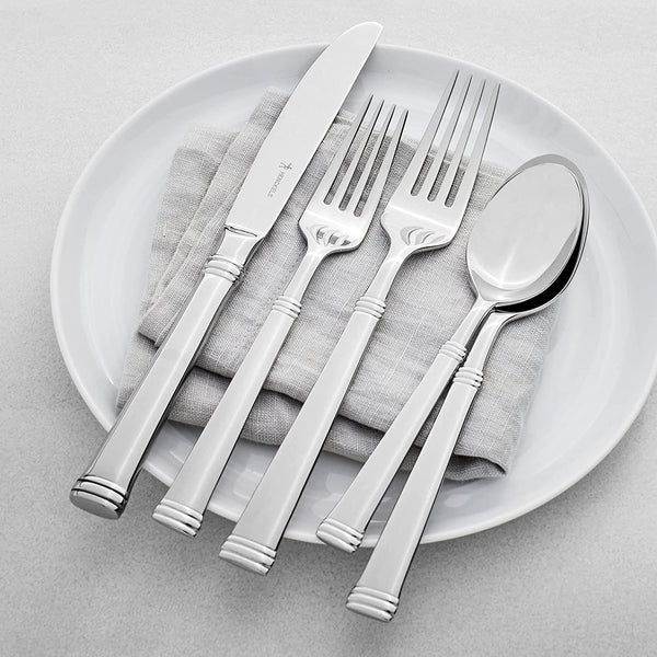 Henckels Plaza 65Pc 18/10 Stainless Steel Flatware Set