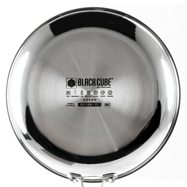 Black Cube Hybrid Quick Release 7 Piece Set, Stainless/Nonstick Cookware