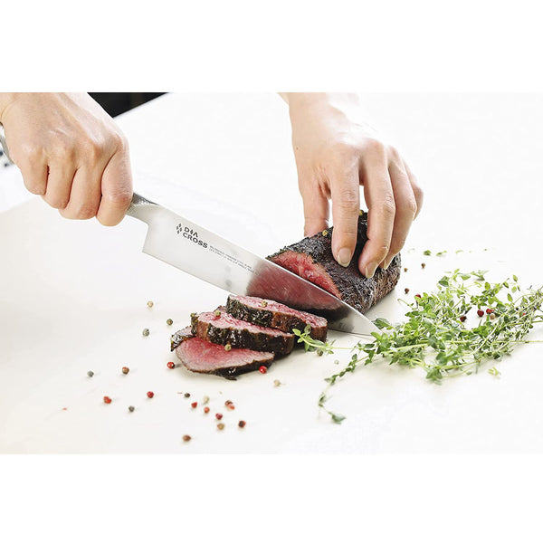 Chroma Diacross by Kasumi 21 cm/8.25 in Big Chef Knife