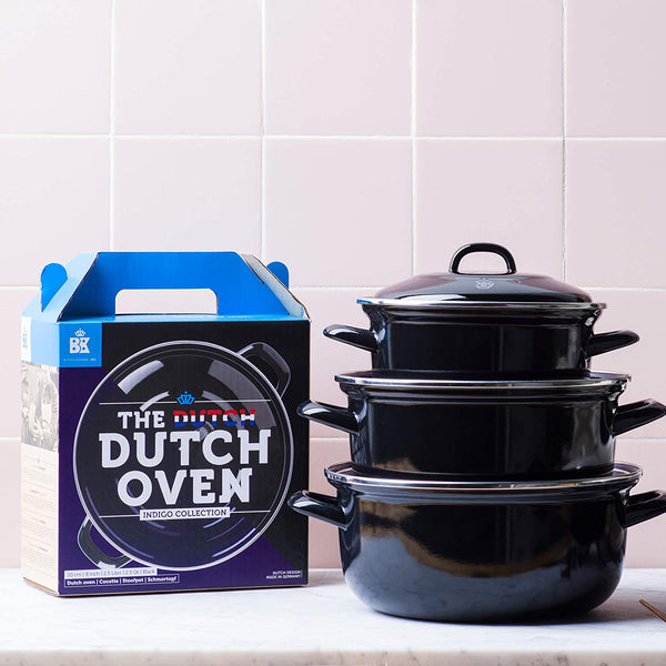 BK Cookware BV Dutch Oven 2.5QT, Black