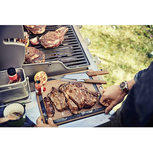 Victorinox Sets, Swiss Modern, 2-Piece Carving Set (8.5" Carving, 6" Carving Fork), Walnut