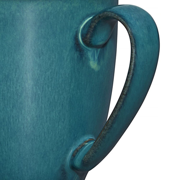Denby Greenwich Set of 4 (One size) Beakers Coffee Mug Set, Emerald green