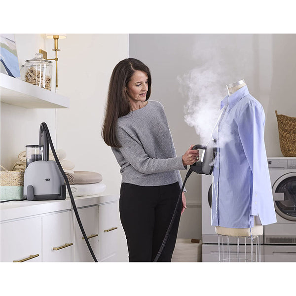 Laurastar Lift Xtra Steam Iron in Titan: Swiss Engineered 3-in-1 Steam Generator that Irons, Steams, and Purifies Your Clothes