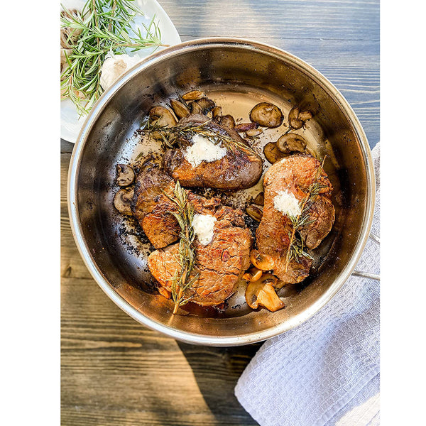 Black Cube 9.5" diameter 3.0 qt. Sauté Pan w/ Lid