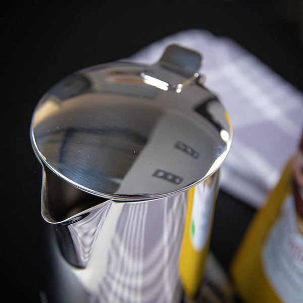 Cilio Aida 2 Cup Stovetop Espresso Maker, Polished Stainless