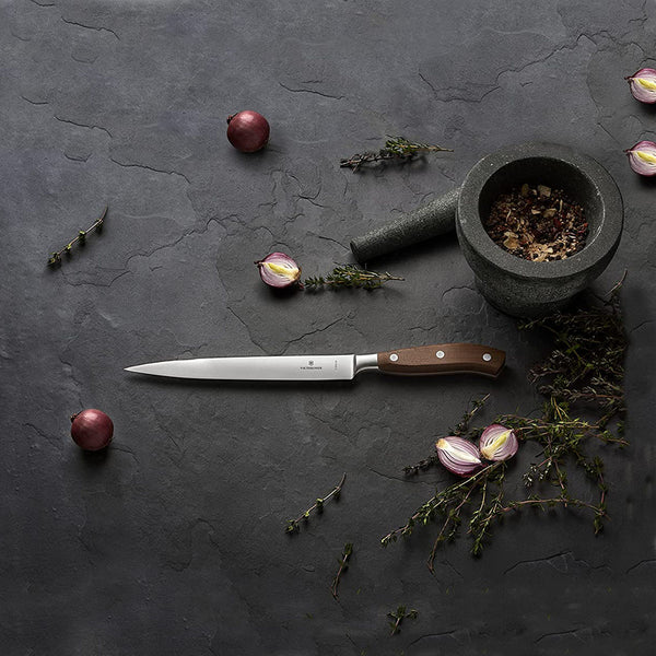 Victorinox Fillet, Forged, 8" Flexible Blade, Wood