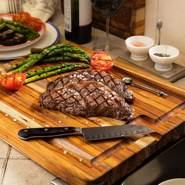 TeakHaus Edge Grain Smart Board (Large) | 20" x 15" x 1.5"