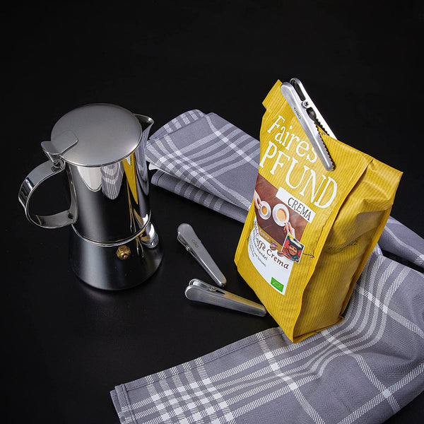 Cilio Aida 2 Cup Stovetop Espresso Maker, Polished Stainless