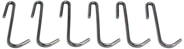 Enclume  Essentials Pot Hook, Set of 6, Use with Pot Racks, Stainless Steel