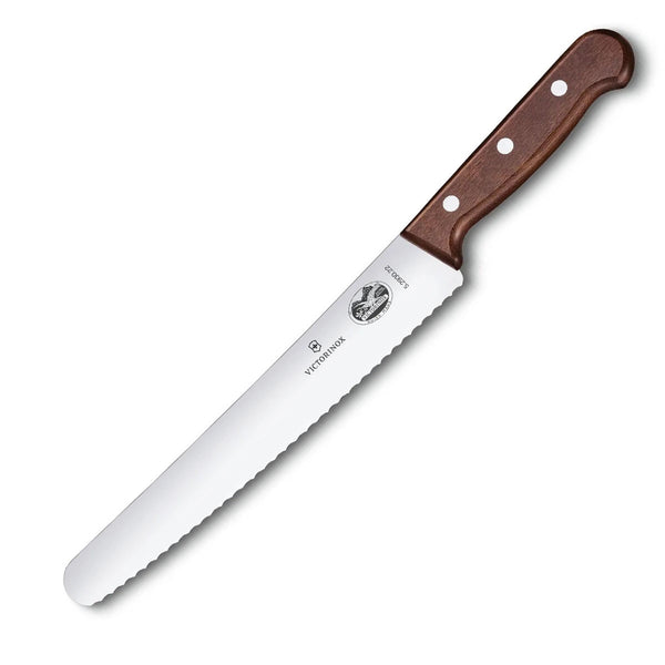 Victorinox Bread & Pastry, 8.5" Serrated, Round Blade, Wood