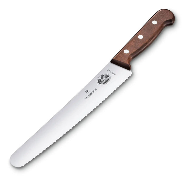 Victorinox Bread & Pastry, 8.5" Serrated, Round Blade, Wood