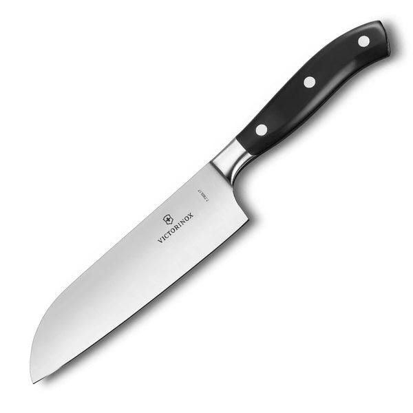Victorinox Santoku, Forged, 7" Blade, Black
