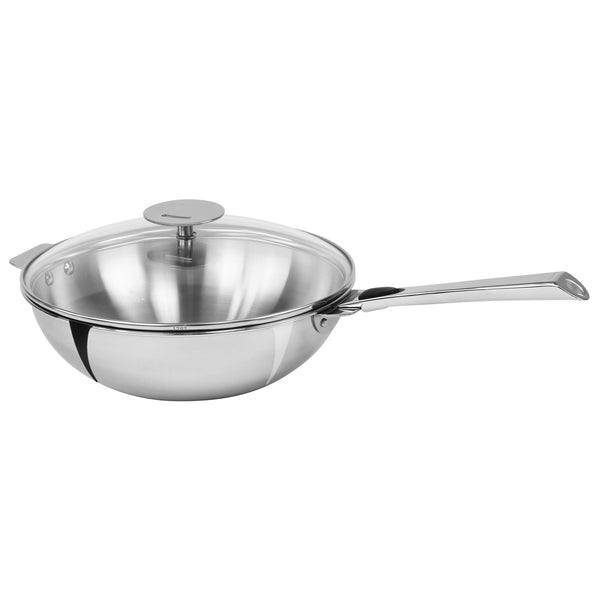 Cristel Casteline 4-Quart Wok with Lid