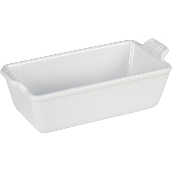LE CREUSET 1½-QUART HERITAGE LOAF PAN - WHITE