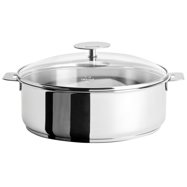 CRISTEL MUTINE DETACHABLE HANDLE 4.5-QUART SAUTE PAN WITH LID