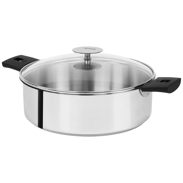 Cristel Mutine 5.5-Quart Saute Pan with Lid