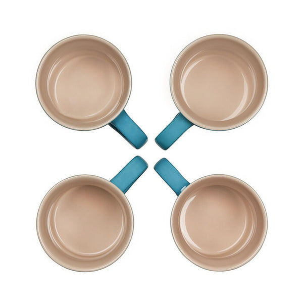 Le Creuset 14 oz. Set of 4 Mugs - Caribbean