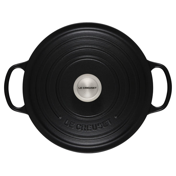 Le Creuset 5.5 qt. Signature Round Dutch Oven - Licorice