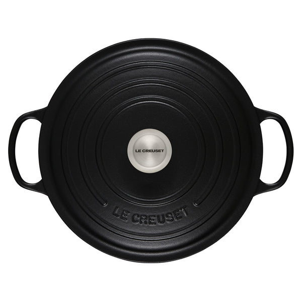 Le Creuset 7.25 qt. Signature Round Dutch Oven - Licorice