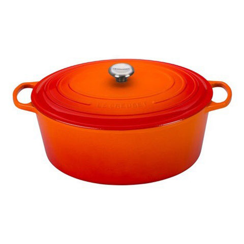 Le Creuset 15.5-Quart Oval Dutch Oven - Flame