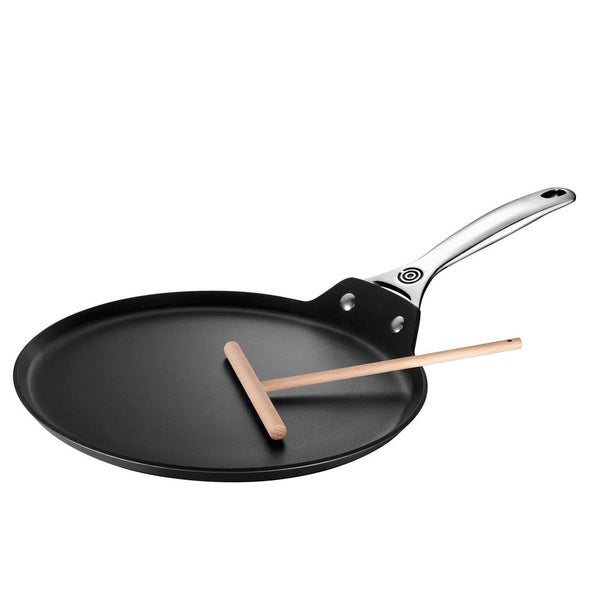 Le Creuset Toughened Nonstick PRO 11" Crepe Pan with Rateau