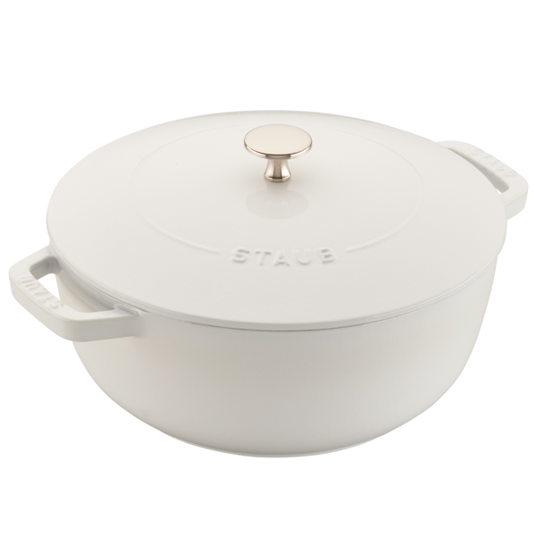 STAUB CAST IRON 3.75-QUART ESSENTIAL FRENCH OVEN  - WHITE