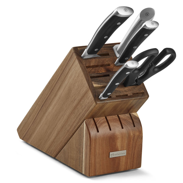 Wusthof Classic IKON 6-Piece Knife Block Set - Acacia