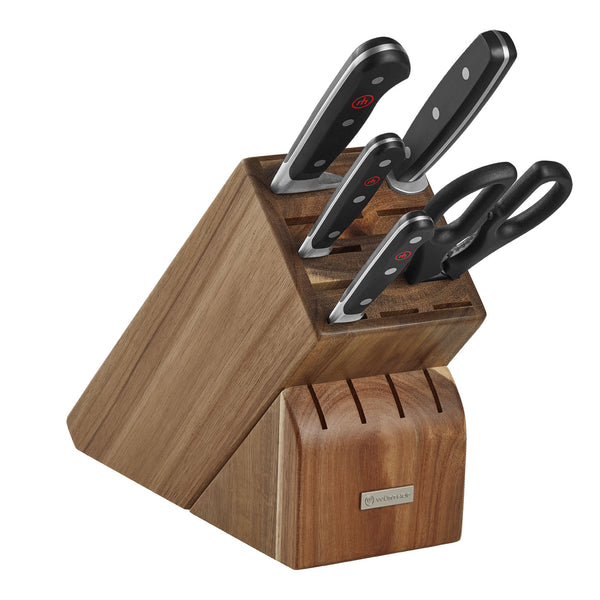 Wusthof Classic 6-Piece Knife Block Set - Acacia