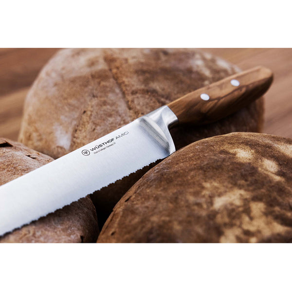 Wusthof Amici 9" Dbl-Serrated Bread knife