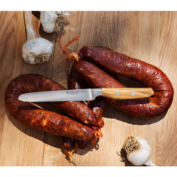 Wusthof Amici 5" Serrated Utility knife