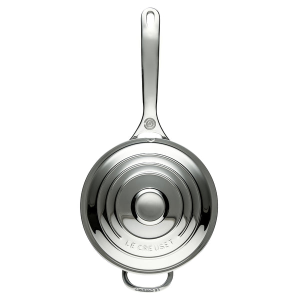 LE CREUSET 4-QUART STAINLESS STEEL SAUCEPAN