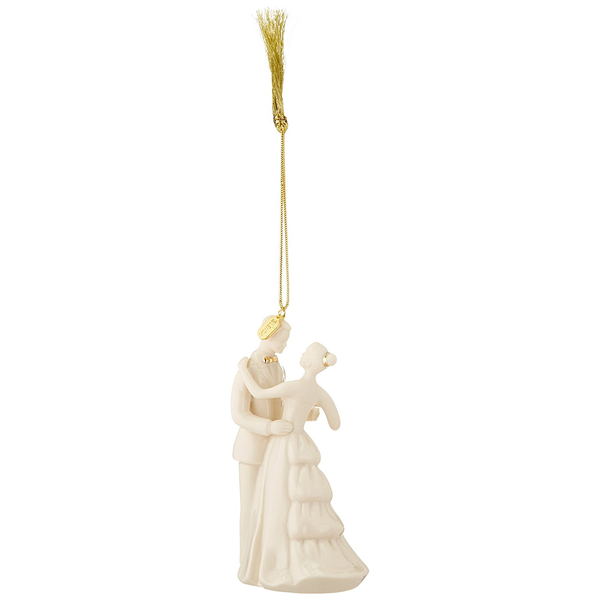 LENOX 2016 ''ALWAYS AND FOREVER'' BRIDE AND GROOM ORNAMENT