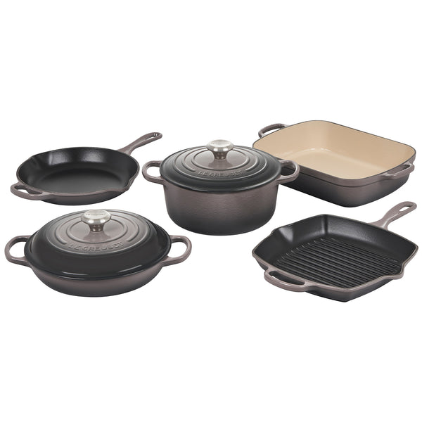Le Creuset 7 Piece Signature Cookware Set - Oyster